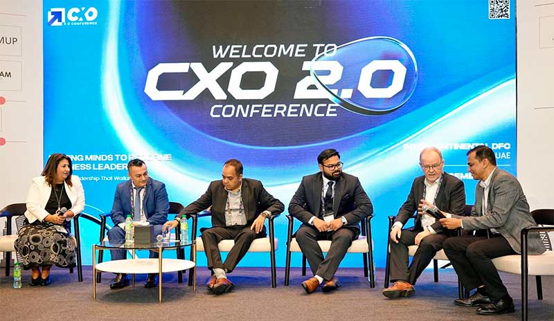 Guy Marong speaking at CXO 2.0 Conference Dubai, Day 2