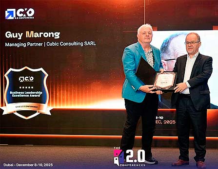 Guy Marong at the CXO 2.0 Conference Dubai 2025